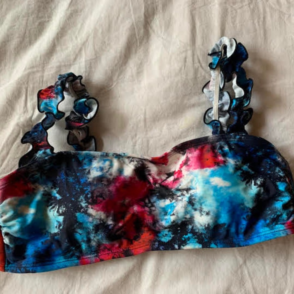 Tye dye bikini top